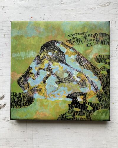 Mono-linocut paintings
